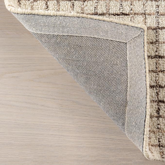 Rugs USA Melrose Cream, Wool & Cotton, Soft and Cozy, High Traffic, Stain - Image 5