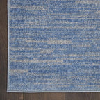 Nourison Home Nourison Essentials Blue Grey 2'2" x 12' Area Rug - Image 5