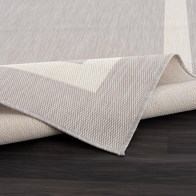 CAMILSON Outdoor Rug 9x12, Large Modern Outside Rugs - Image 3