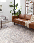Loloi II Skye Collection SKY-01 Grey/Apricot 3'-6" x 5'-6" Accent Rug by Loloi
