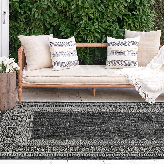 FH Home Flat Woven Outdoor Rug by FHHome