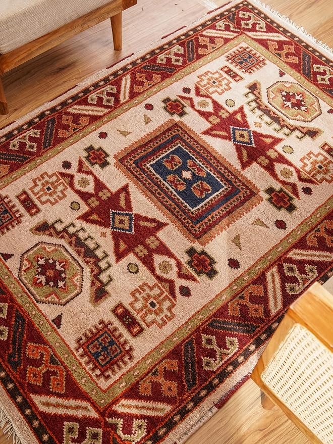 Hand Knotted Wool & Silk ECO-Friendly Oriental Area Rugs - Image 4