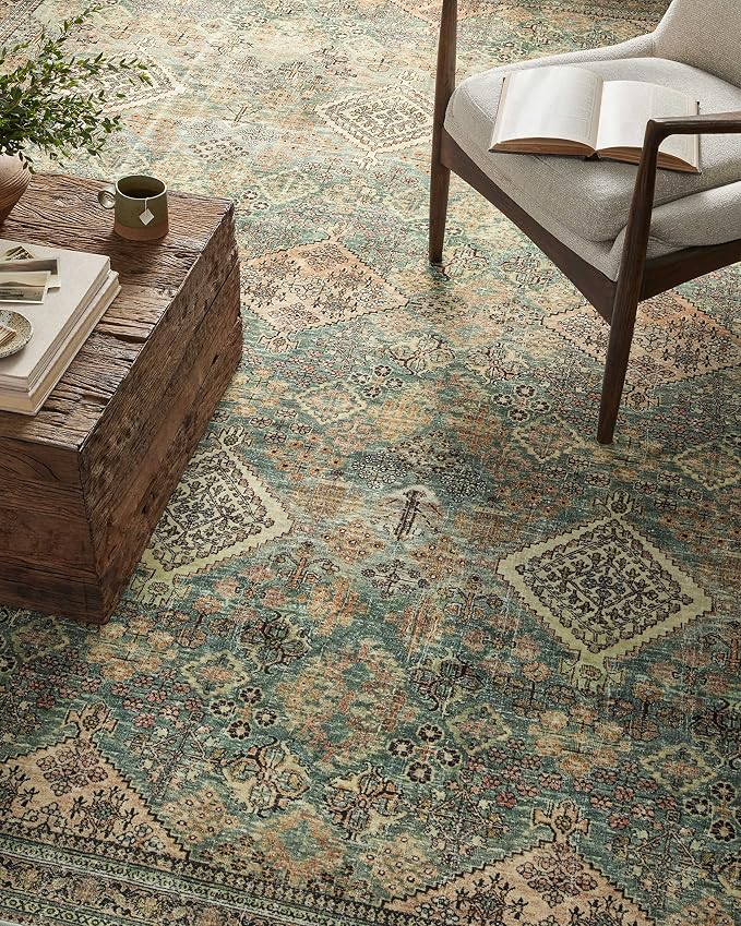 Loloi Magnolia Home by Joanna Gaines Sinclair Collection SIN-03 Turquoise/Multi - Image 6