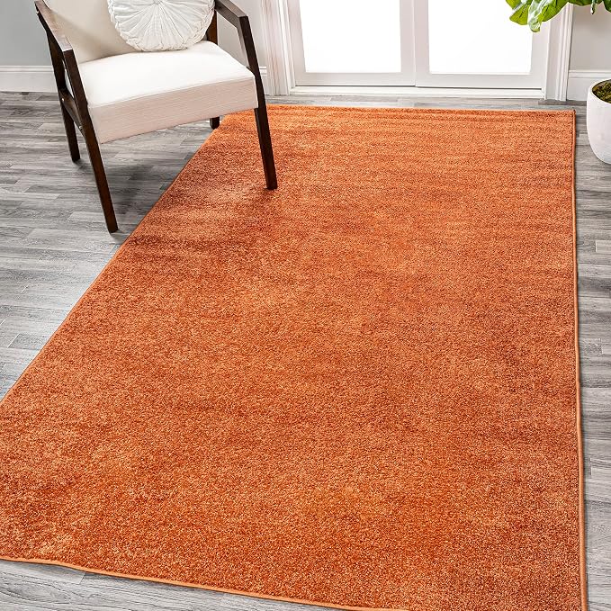 Eyely UES100M-9 Supersoft Haze Solid Low-Pile Indoor Area Rug, Minimalist by eyely