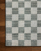 Loloi Chris Loves Julia Calvin Collection CLV-01 Blue/Ivory 5'-3" x 5'-3" Round - Image 6