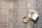 Loloi Chris Loves Julia Jules Collection JUL-06 Denim/Spice 2'-6'' x 9'-6'' - Image 4