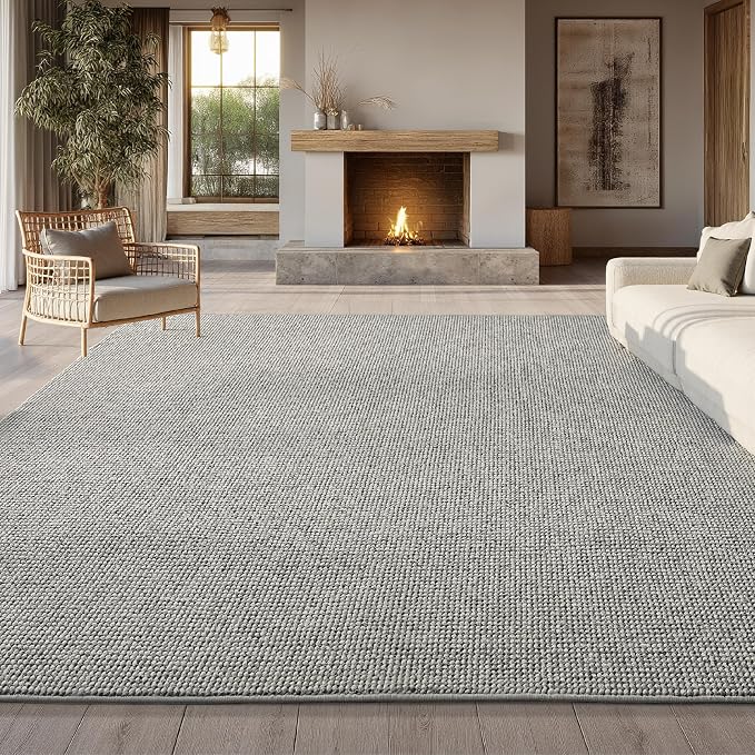 Bedsure 6x9 Faux Wool Area Rugs by BEDSURE