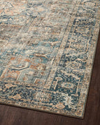 Loloi Margot Collection MAT-02 Terracotta/Lagoon 3'-6" x 5'-6" Accent Rug feat. - Image 12