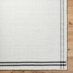 Mark&Day Wool Rugs, 6x9 Janmichael Cottage Light Silver/Black Area Rug - Image 7