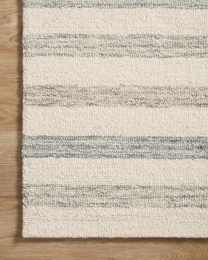 Loloi Chris Loves Julia Chris Collection CHR-05 Ivory/Slate 5'-0'' x 7'-6'' - Image 8