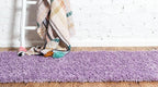 Unique Loom Solid Shag Collection Area Rug - Image 6