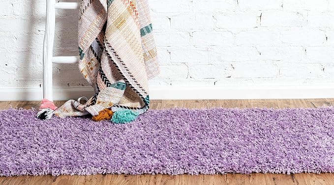 Unique Loom Solid Shag Collection Area Rug - Image 6
