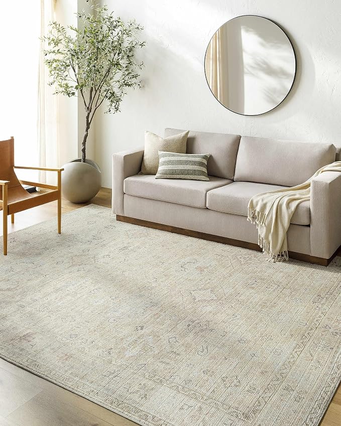 Hauteloom Nakia Bohemian Vintage Medallion Area Rug - Image 2