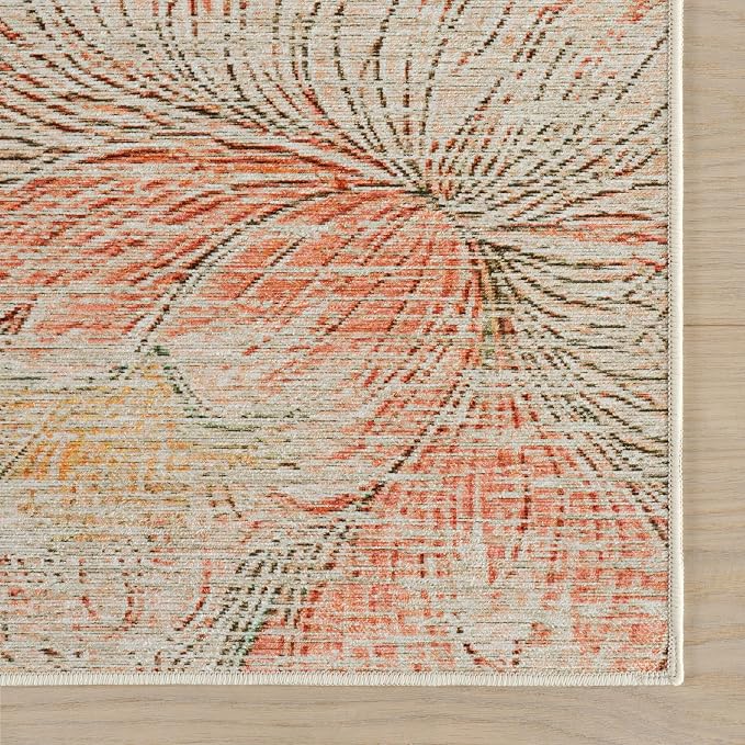 Dash & Albert Zell Multi Machine Washable Rug, 2 X 3 Feet - Image 7