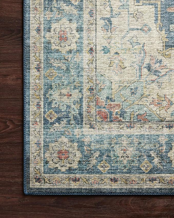 Loloi Skye Collection SKY-12 Ocean/Multi 9'-0" x 12'-0" Area Rug - Image 6