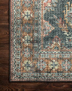 Loloi Skye Collection SKY-10 Sea/Rust 2'-0" x 5'-0" Accent Rug - Image 6