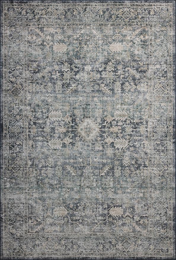 Loloi Amber Lewis Josie Collection JOS-01 Ocean/Natural 6'-0" x 9'-0", .13" - Image 5
