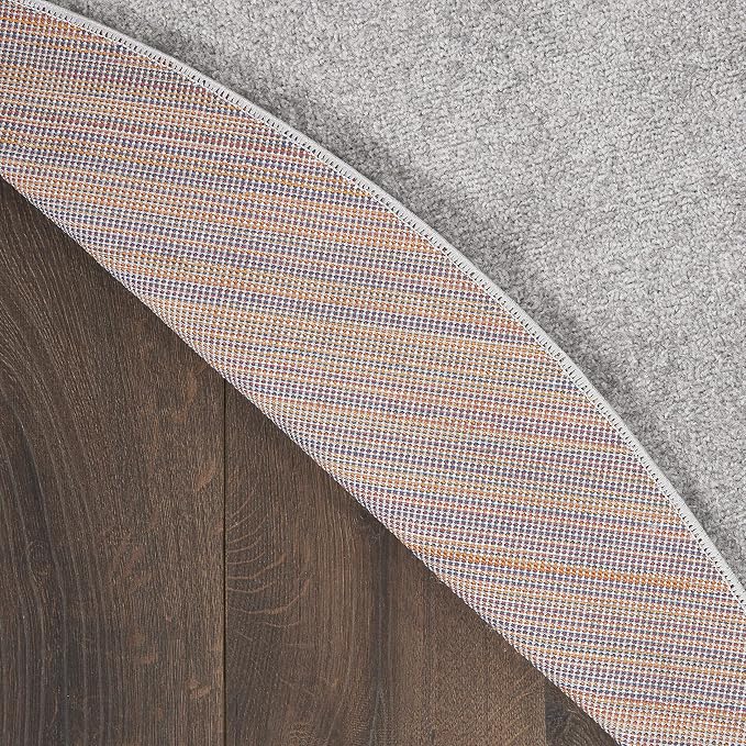Nourison Home Nourison Essentials Silver Grey 6' x 9' Oval Area Rug - Image 10