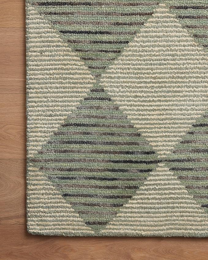 Loloi Chris Loves Julia Francis Collection FRA-01 Spa/Granite 2'-6" x 7'-6" - Image 8