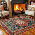 YJ.GWL Area Rugs for Living Room 3x5 Machine Washable Rugs for Bedroom by YJGWLHomeDecor