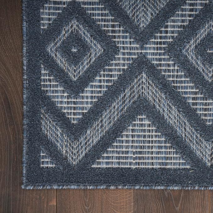 Nourison Home Versatile Navy Blue 7' x 10' Area Rug - Image 10