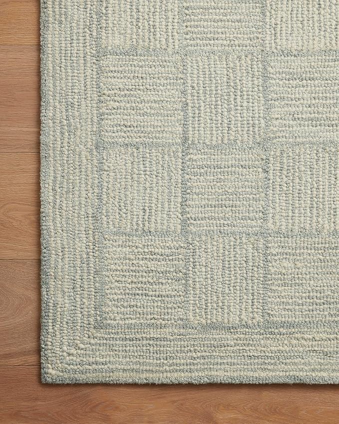 Loloi Chris Loves Julia Francis Collection FRA-03 Silver/Sky 2'-3" x 3'-9" - Image 8