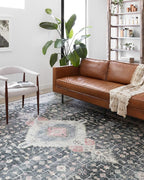 Loloi Skye Collection SKY-02 Charcoal/Multi 2'-6" x 12'-0" Runner Rug by Loloi