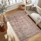 Kuden 6x9 Area Rug, Machine Washable Area Rug by KudenRugs