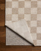 Loloi Chris Loves Julia Calvin Collection CLV-01 Pebble/Ivory 3'-6" x 5'-6" - Image 8