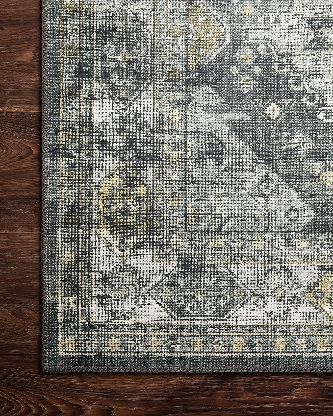 Loloi Skye Collection SKY-09 Graphite/Silver 2'-0" x 5'-0" Accent Rug - Image 7