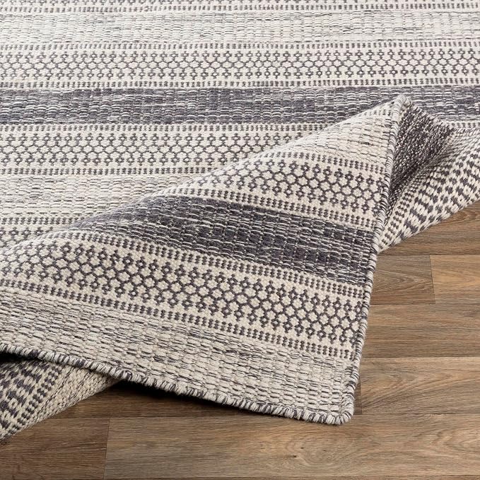 Mark&Day Wool Rugs, 2x8 Marvelle Global Medium Gray Runner Area Rug, Bedroom or - Image 5