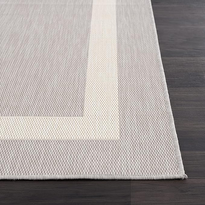 CAMILSON Outdoor Rug 9x12, Large Modern Outside Rugs - Image 7