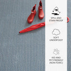 Dash and Albert Herringbone Machine Washable Area Rug - Image 3