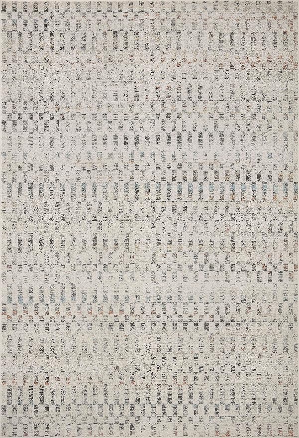 Loloi Kamala Collection KAM-05 Grey/Multi 6'-7" x 9'-6" Area Rug - Image 2