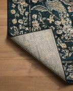 Loloi Rifle Paper Co. Laurel Collection LAU-05 Navy/Multi 2'-8" x 4' Accent Rug - Image 5