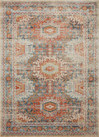 Loloi Jocelyn Collection JOC-03 Mist/Multi 2'-3" x 4'-0" .38" Thick Accent Rug - Image 4