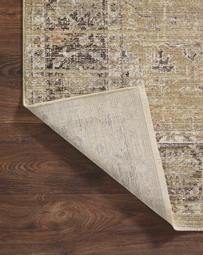 Loloi Magnolia Home by Joanna Gaines Millie Collection MIE-03 Gold/Charcoal - Image 7
