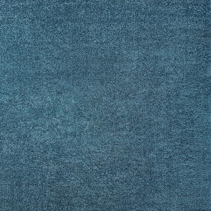 Eyely UES100H-7SQ Supersoft Haze Solid Low-Pile Indoor Area Rug, Minimalist - Image 2