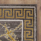 GLORY RUGS Area Rugs Marble 5x7 Brown Gold Carpet Modern Abstract Rug Living - Image 3