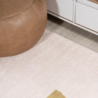 JONATHAN Y Machine Washable Cream/Moss Indoor Area Rug 3X5 ft, Luola Minimalist - Image 7