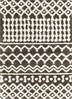 Livabliss Hapsburg Moroccan Shag Runner Area Rug, Dark Brown - Image 3