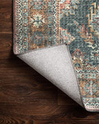 Loloi Skye Collection SKY-10 Sea/Rust 2'-0" x 5'-0" Accent Rug - Image 7