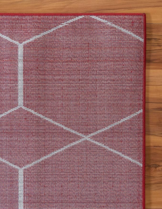 Unique Loom Trellis Frieze Collection Area Rug - Image 9
