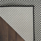 Nourison Home Courtyard Black White 2' x 6' Area Rug - Image 7
