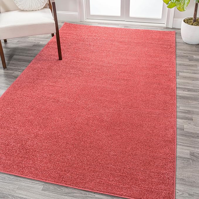 Eyely UES100E-5 Supersoft Haze Solid Low-Pile Indoor Area Rug by eyely