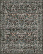 Washable Dark Green 10x12 Rug for Living Room - Image 2