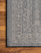 Unique Loom Taftan Collection Border Geometric Tribal Inspired Design Area Rug - Image 8