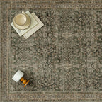 Hallway Runner Rug 2x6 Green Brown Vintage Washable Kitchen Carpet Traditonal - Image 5