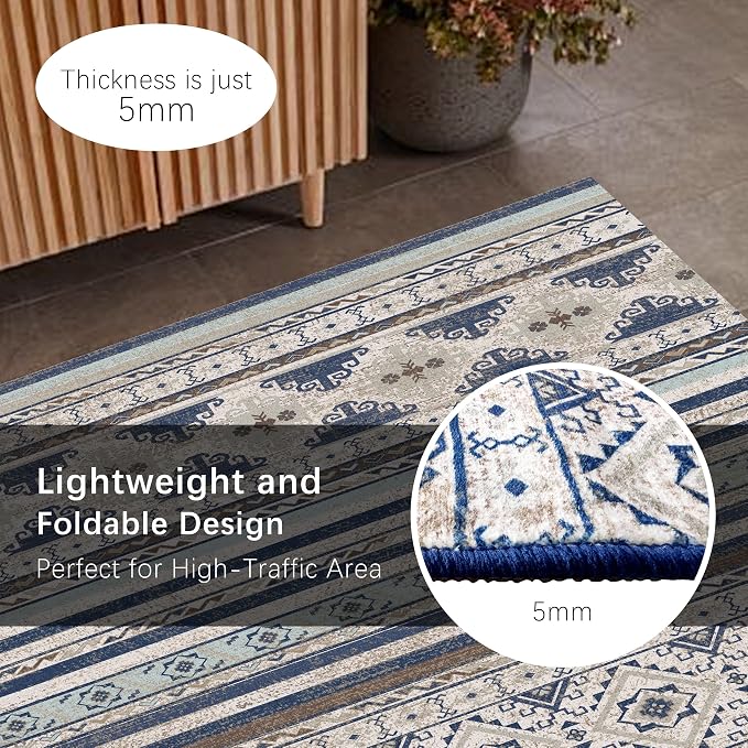 RUGSURE Washable Area Rugs 4' x 6' - Image 5