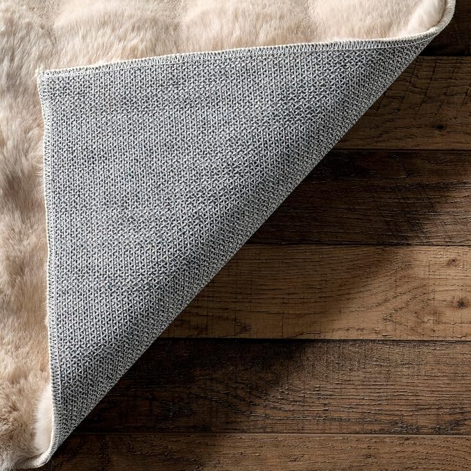 nuLOOM 7'6' x 9'6' Cozy Plush Area Rug, Machine Washable, Soft Fluffy Shag - Image 4